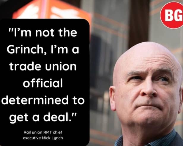 Mick Lynch, RMT Rail Union Chief Executive