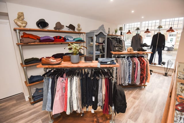 A large range is on show at Attire, Trinity Hospice's new charity menswear shop in Lytham