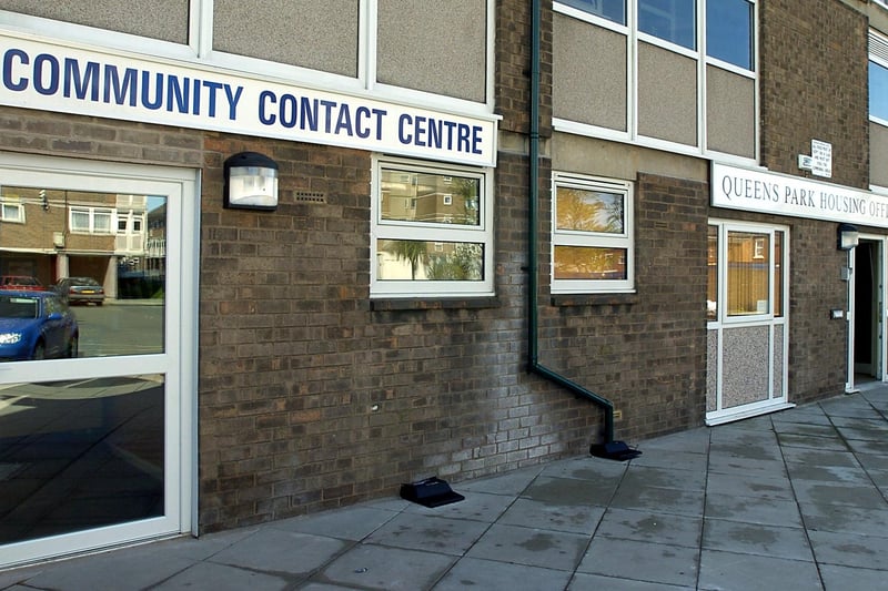Queens Park community contact centre with its housing office in 2003