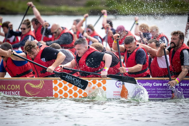 The dragon boat race is expected to return to Fairhaven Lake next year.