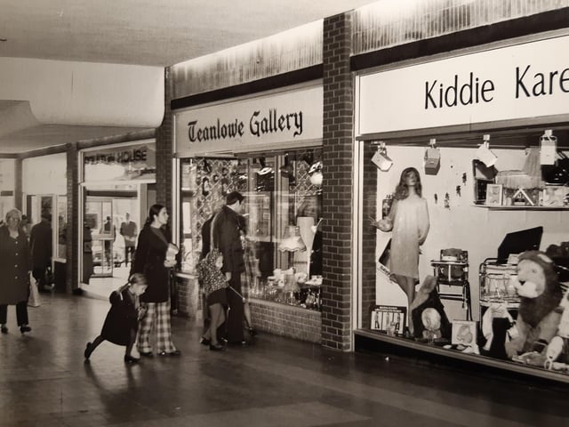 Teanlowe Gallery and Kiddie Kare were among the first shops