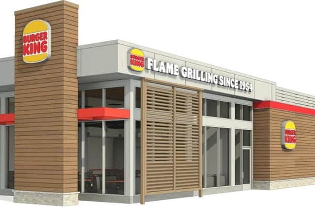 What the new Burger King in Cherry Tree Road might look like