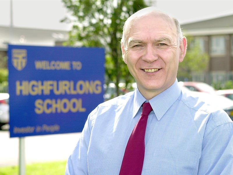 Eddy Jackson was headteacher at Highfurlong School in 2002