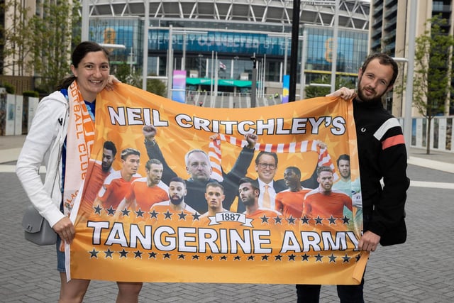 A limited number of Seasiders supporters were allowed to attend the League One play-off final on this day in 2021.