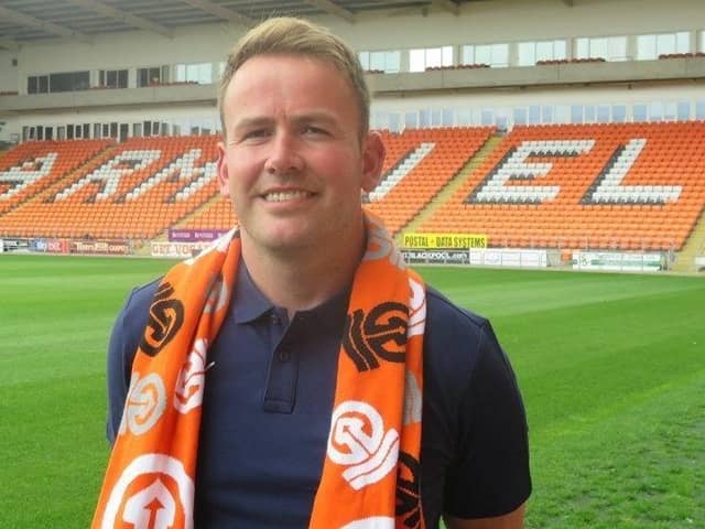 Blackpool's academy director Ciaran Donnelly