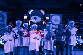 Westcliff Primary won Blackpool FC Community Trust's Fit2Glow Festival at the Tower Circus
