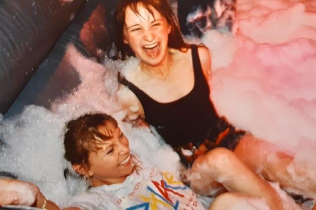 Foam parties were the thing back in the day