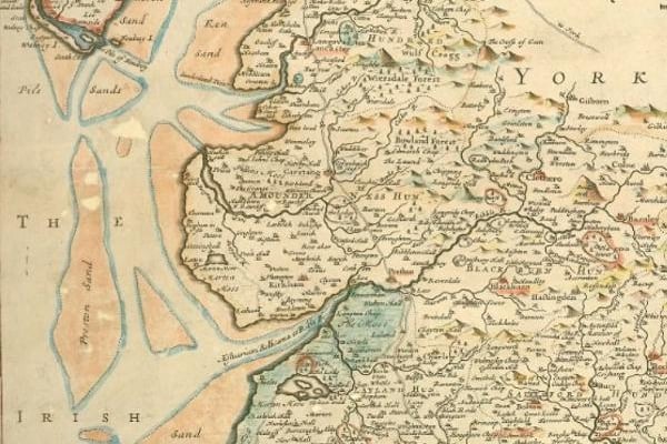 This is one the earliest maps of Lancashire printed for wide circulation. Lancashire was the last of the ancient shire counties to be created for governmental purposes. This map appeared more than a century after the first known map of our county and includes Blackpool in its earliest days