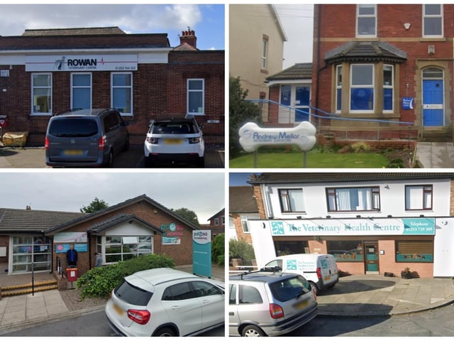 Below are the highest-rated vets in and around Blackpool