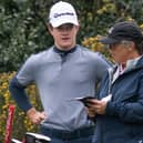 Lytham Trophy winner Frank Kennedy with caddie Fanny Sunesson  Picture: BRIAN CLARK