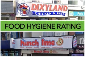 Two Blackpool takeaways ranked by food hygiene ratings