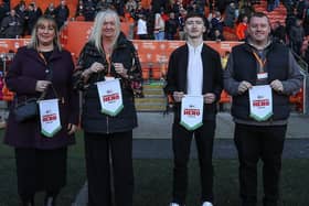 Blackpool FC Community Trust and Blackpool FC highlighted four people named as ‘Community Heroes’ as part of the EFL Community Weekend Picture: Blackpool FC Community Trust