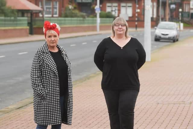 Fleetwood town councillors Lorraine Beavers - also a Lancashire county councillor - and Cheryl Raynor feared the impact of lamppost testing charges on the small authority's budget