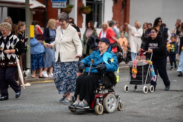 The Freckleton Club Day procession is a real community event.