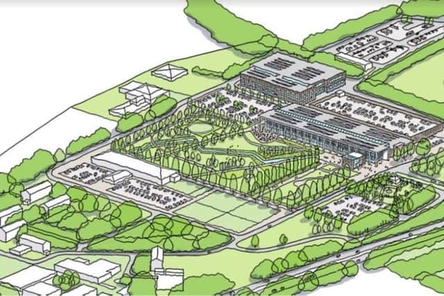 An artist's impression of how the site could look