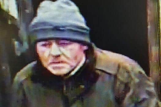 Officers want to speak to this man in connection with an assault in Blackpool (Credit: Lancashire Police)