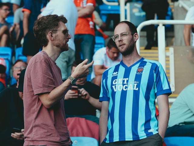 Seasiders supporters made the long trip to Reading.