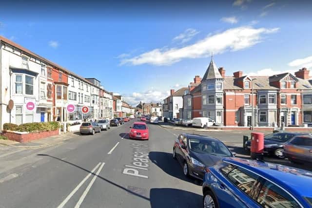 The 14-year-old boy was riding his bike when he was knocked down in Pleasant Street, Blackpool at around 8am on Friday (April 21)