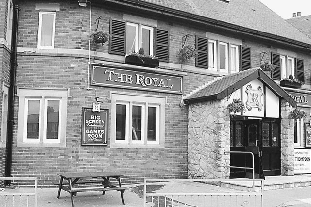 This was the Royal Pub when it was being refurbished in 1997