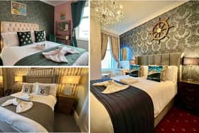Gorgeous themed suites at the McGrath's guest house in Blackpool.