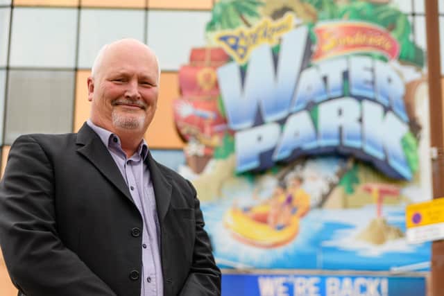John Child, managing director of Sandcastle Water Park, Blackpool