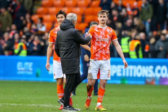 Callum Connolly is keeping calm ahead of Blackpool's final 10 games of the campaign