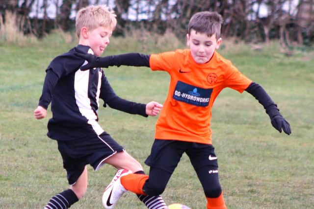 YMCA Blacks and Wyre JFC's teams both played well Picture: Karen Tebbutt