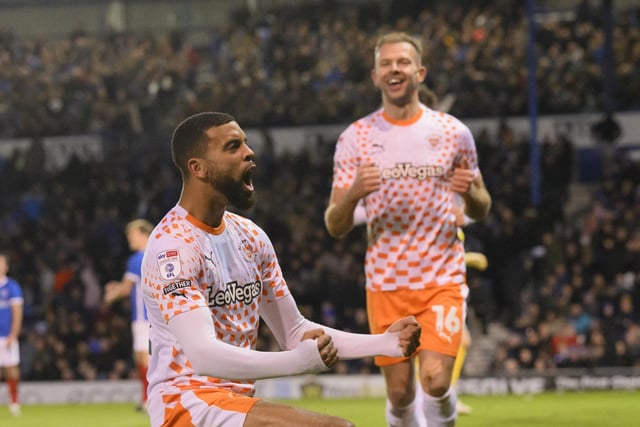 CJ Hamilton was among the scorers in the Portsmouth victory. 
The wing-back has a huge influence on Blackpool's fortune, and looks unstoppable down the wing when he's in full flow.
