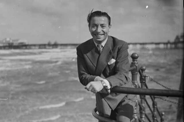 Band leader Joe Loss in Blackpool in the 1950s
