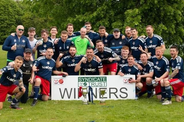 Lancashire Sunday League double winners AFC Lytham