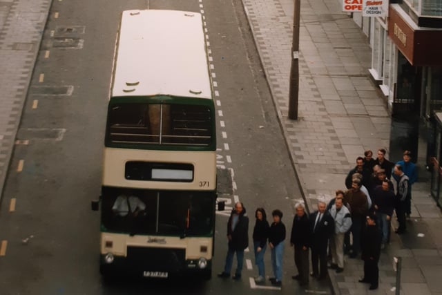 Are you in the bus queue? Birley Street, 1994