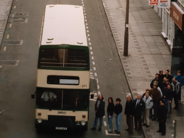 Are you in the bus queue? Birley Street, 1994