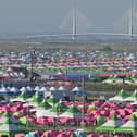 American and British scouts pulled out of the World Scout Jamboree in South Korea, citing scorching temperatures, as organisers weighed whether to cut short an event also reportedly plagued by dire campsite conditions (Photo by ANTHONY WALLACE/AFP via Getty Images)