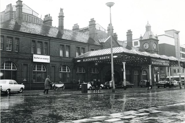 Blackpool North Railway Station, Dickson Road Entrance, 1960