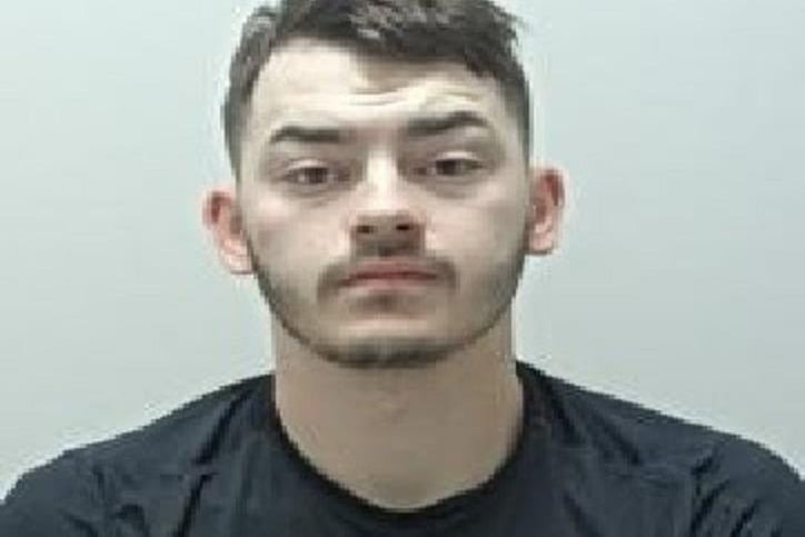 Wanted for robbery after a man was robbed at an address in Blackpool and forced to transfer money from his bank account. Call 101, quoting log number 0606 of May 18, 2023.