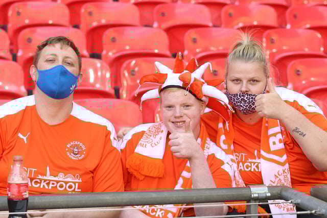 A limited number of Seasiders supporters were allowed to attend the League One play-off final on this day in 2021.