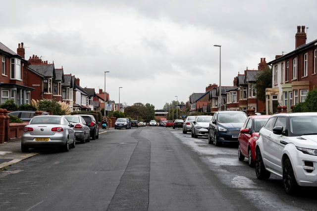 Park Road had the worst air pollution in Preston, with a score of 0.84