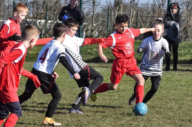 Action from our match of the week at Burn Naze between Thornton Cleveleys Lions and South Shore Wolves
.