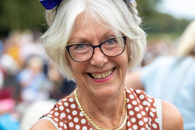Hilary Warburton-Smith sported some nifty head gear at the Proms concert.
