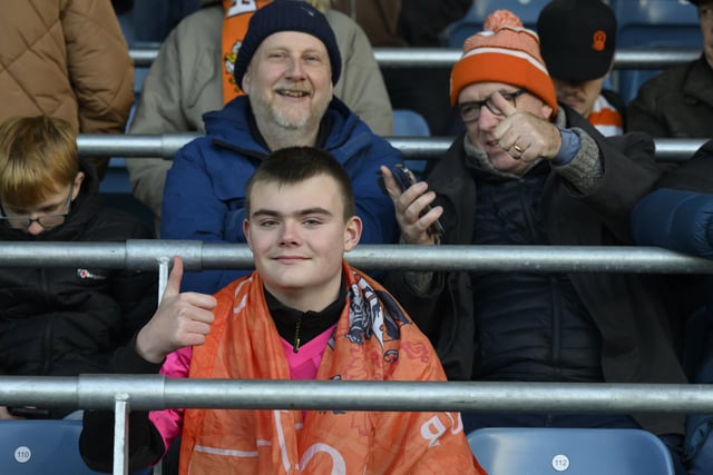 The Seasiders enjoyed the victory over Portsmouth at Fratton Park.