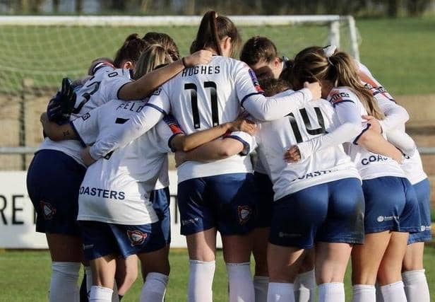 It was a tough day for Fylde Women at Aston Villa in the Women's FA Cup  Picture: AFC FYLDE WOMEN