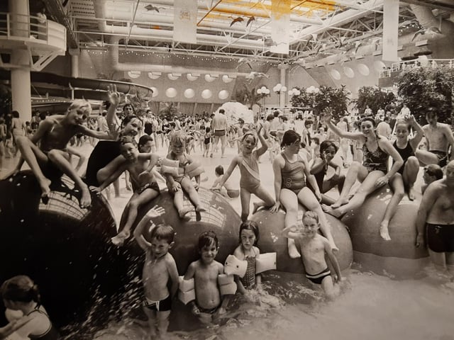 There's no date on this photo but looks late 1980s. A great, fun scene