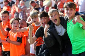 The number of young fans supporting Blackpool has been noticeable Picture: Alex Dodd/CameraSport