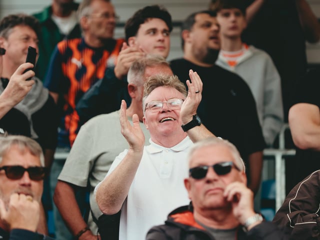 Seasiders supporters packed out the away end at Stockport.