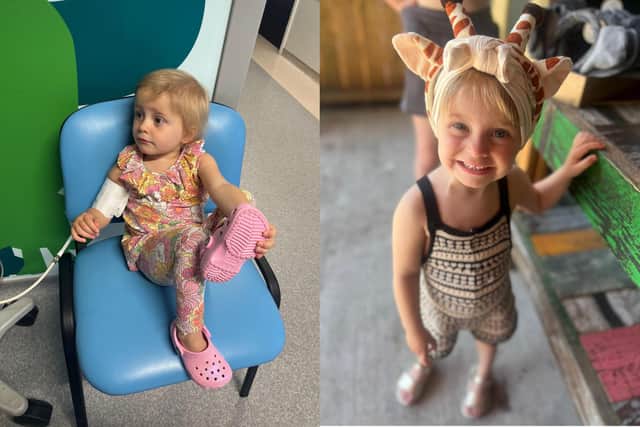 Despite her illness, Verity still has moments full of happy energy!