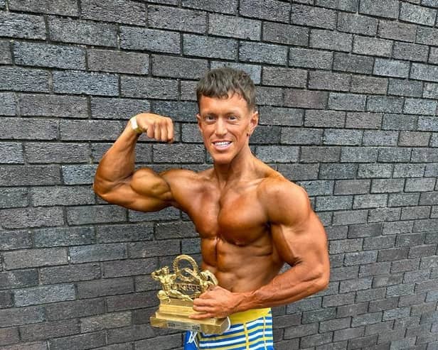 Bodybuilder Callum McGuirk, 33, from Blackpool came fourth in the International Federation of Bodybuilding and Fitness (IFBB) Diamond Cup in Malta competing in a class called Men’s Physique earlier this month. He will now go on to compete for Mr Universe Roma in July