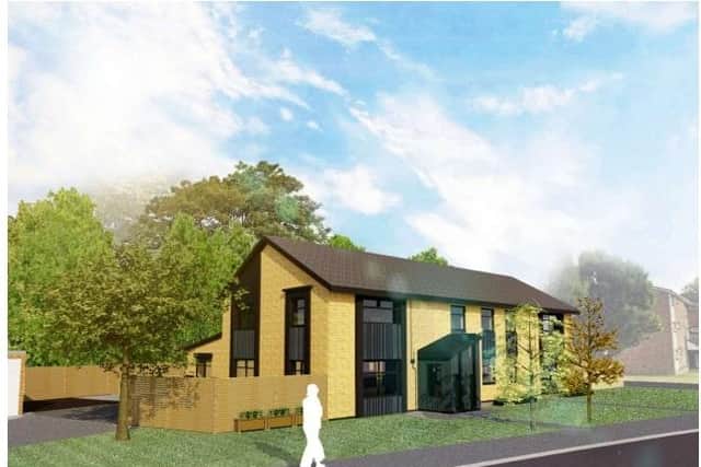 An artist's impression of how the home will look after refurbishment