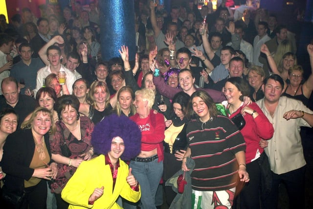 Not a phone in sight in this picture taken at Lionel's in 2003