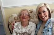 Jean Evans sent in a picture of her late mum. She said: "My Heavenly Mum here with my youngest daughter. Miss that smile so much."