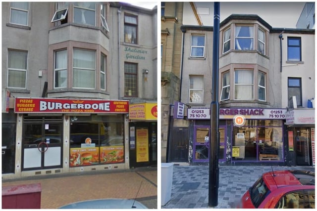 The popular late-night takeaway Burgerdome has gone... now replaced by Burger Shack